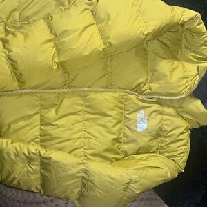 The North Face Yellow Puffer Jacket